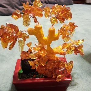 Amber/Orange Glass, Chroma Deco Bosnia Tree